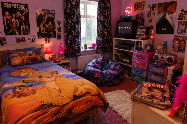 90s kids bedrooms